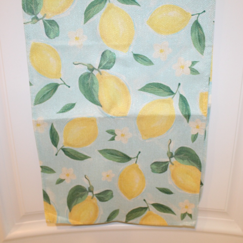 Lemons table runner (13” x 120”) (NWOT) - Picture 3 of 7
